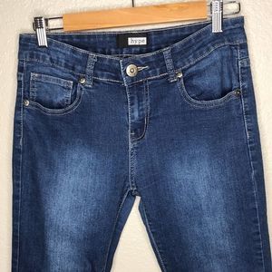 Hype Denim Jeans Capri Skinny Clean Minimalist
